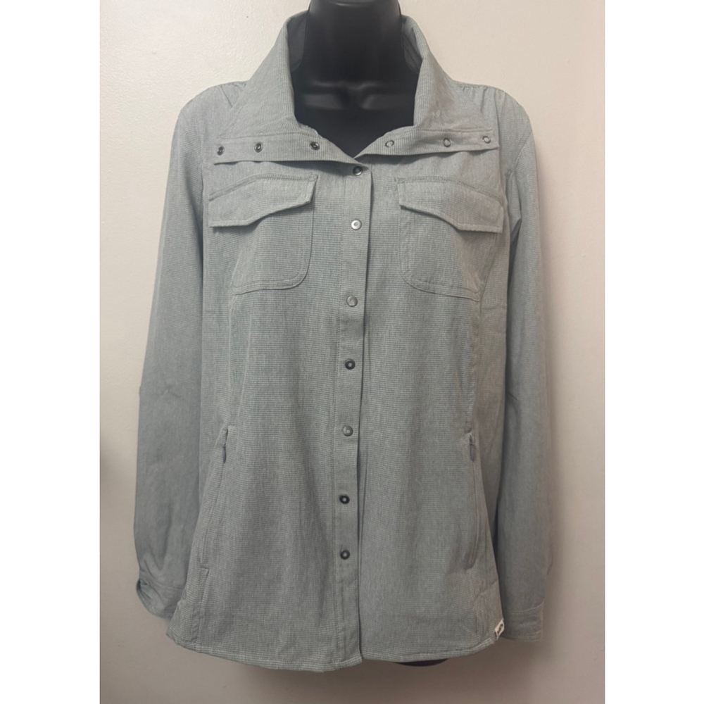 Women's Duluth Adjustable Ventilated on Jacket Gray Size Small